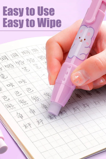 3-in-1 Retractable Eraser Pen