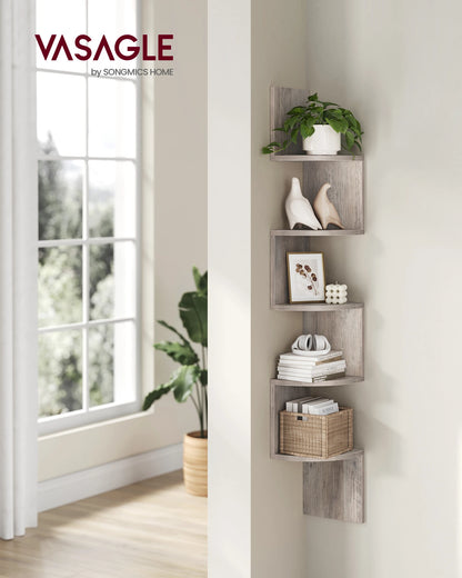 Home Office Corner Storage Shelf