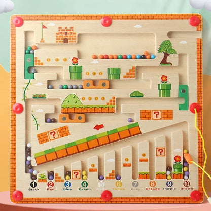 Wooden Magnetic Maze Toy