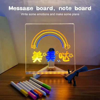 LED Light-Up Erasable Drawing Board
