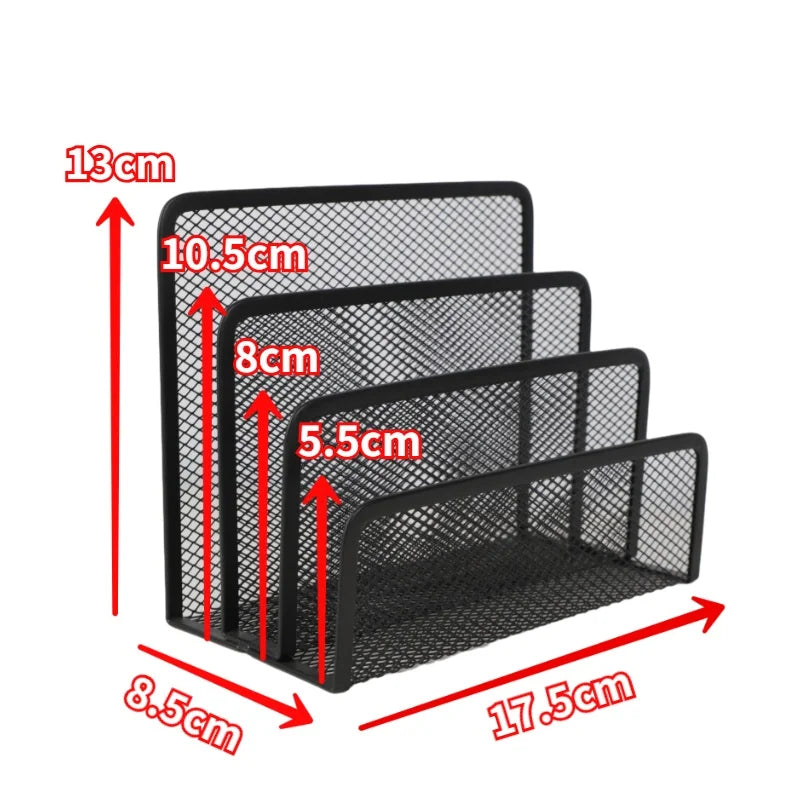 Metal Mesh Desk Folder Organizer
