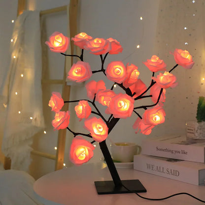 24-LED Rose Tree Lamp