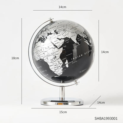 Retro Modern World Globe Decor