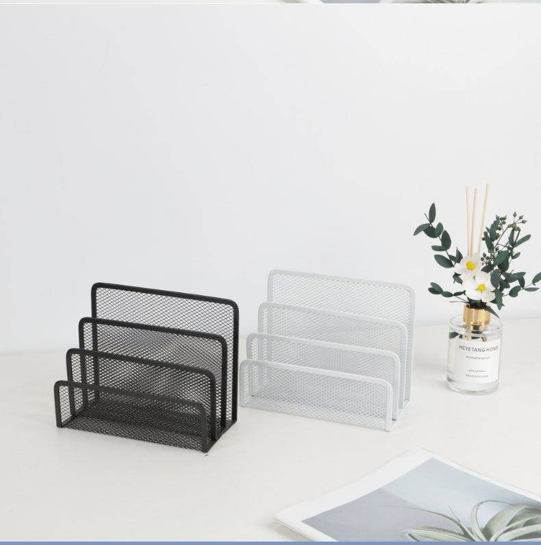 Metal Mesh Desk Folder Organizer