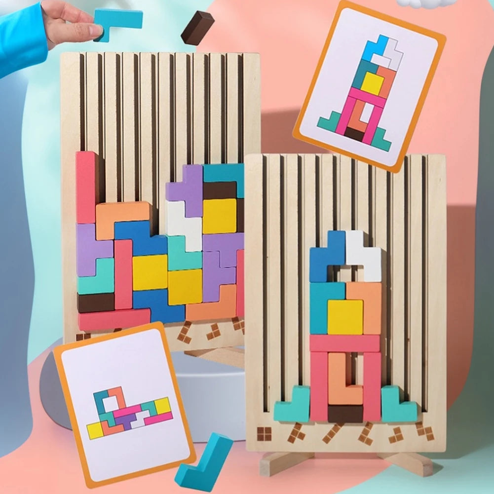 3D Russian Wooden Puzzle Game