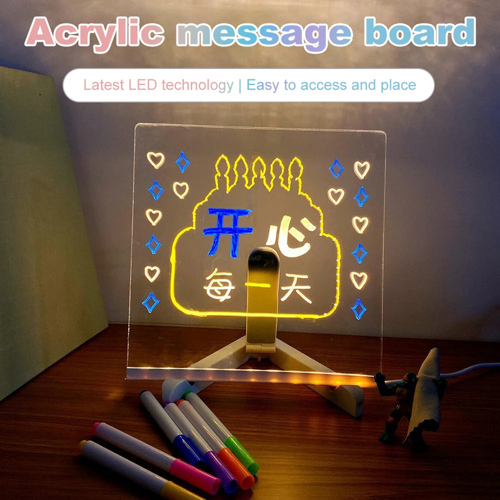 LED Light-Up Erasable Drawing Board