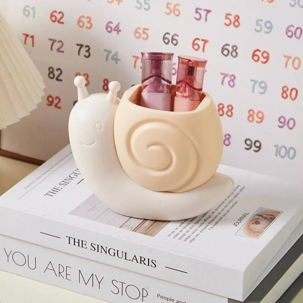 Snail Pen Holder Desk Organizer