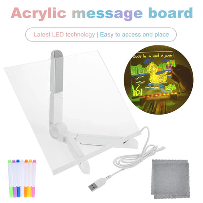 LED Light-Up Erasable Drawing Board