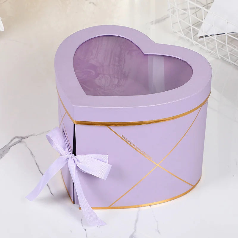Heart-Shaped Rotating Flower Box