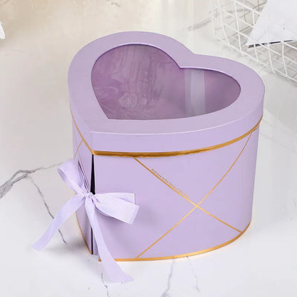 Heart-Shaped Rotating Flower Box
