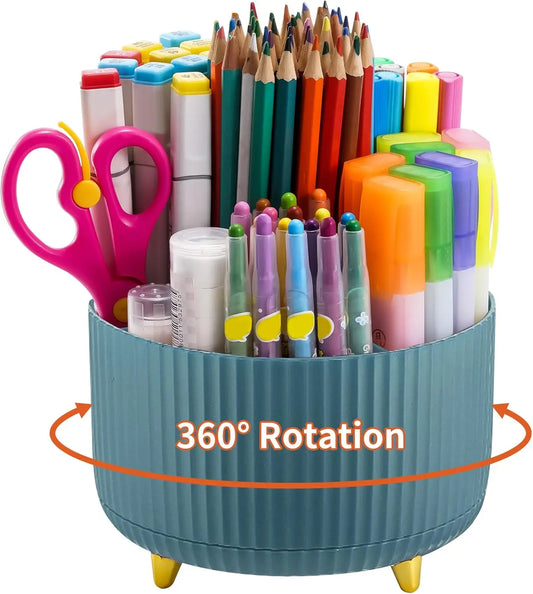 360° Rotating Desk Organizer Caddy