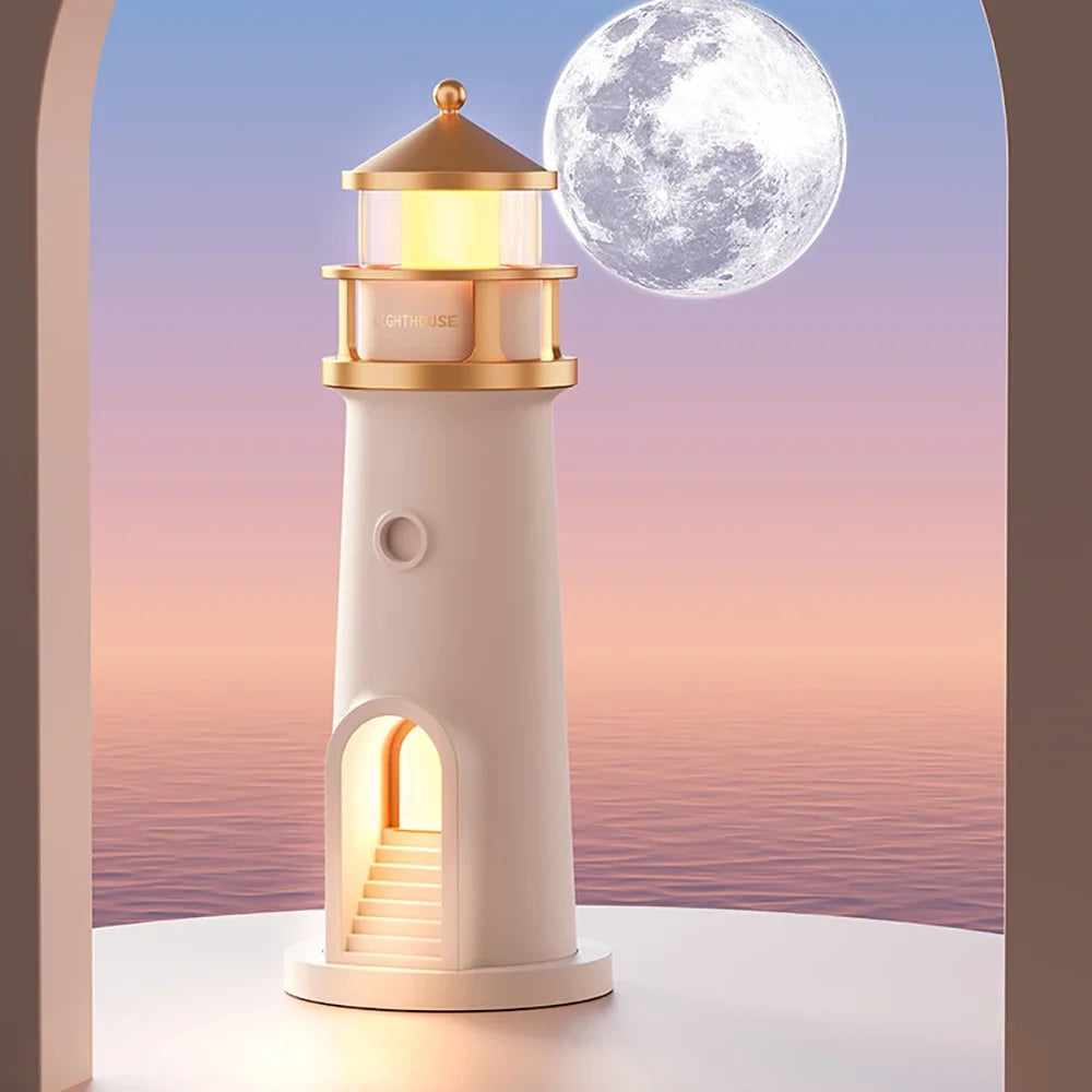 Moon Lighthouse Projection Lamp