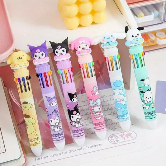 Sanrio 10-Color Gel Pen Set