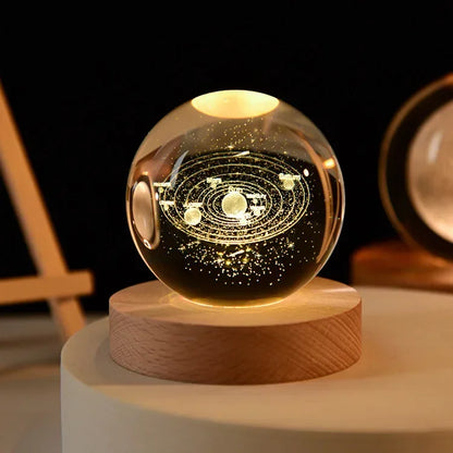 Galaxy Crystal Ball Lamp