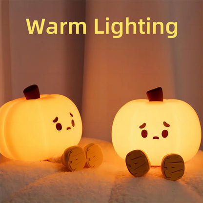 Silicone Halloween Pumpkin Lamp