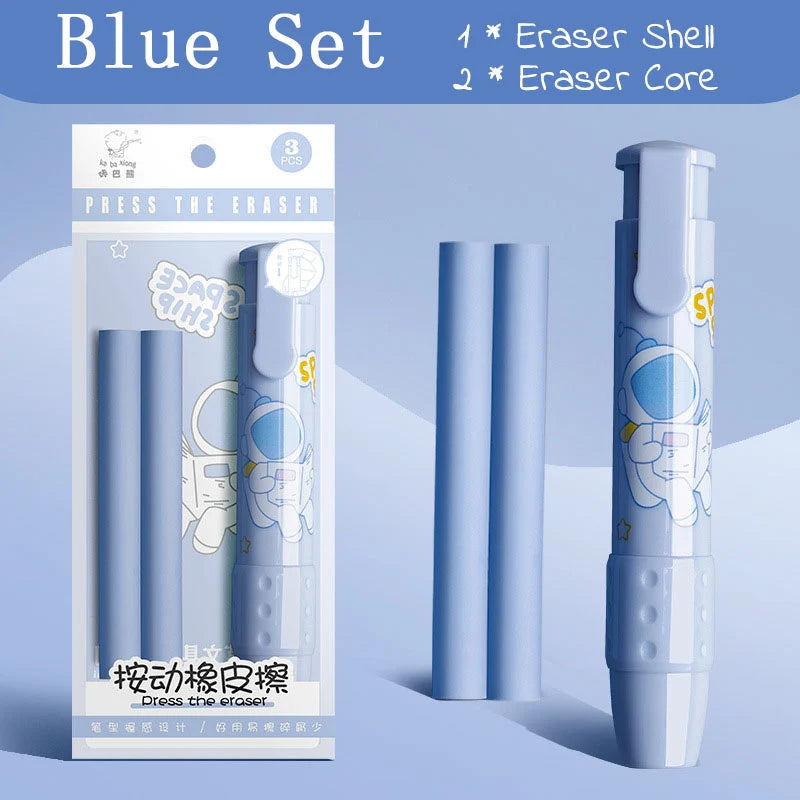 3-in-1 Retractable Eraser Pen