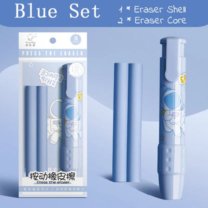 3-in-1 Retractable Eraser Pen