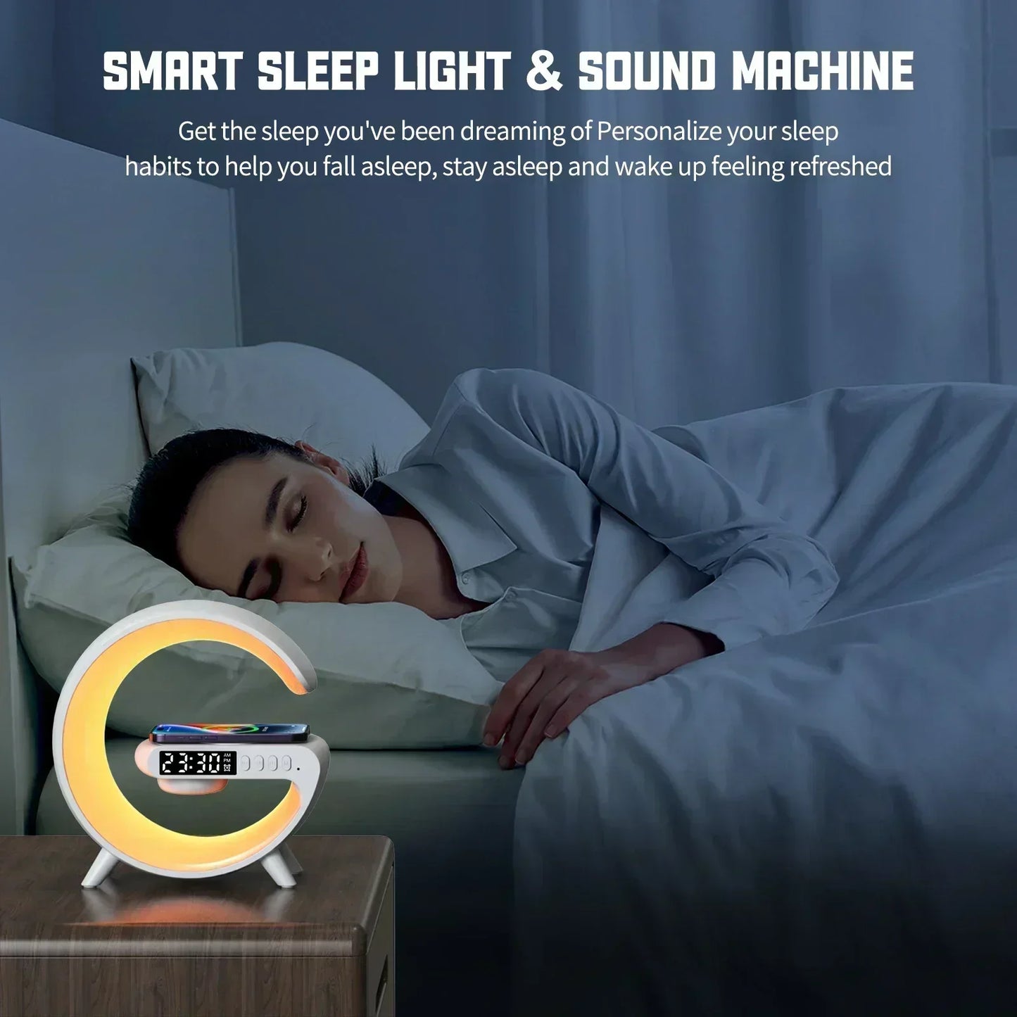 5.9" Wireless Charger Speaker