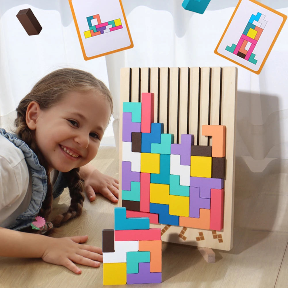 3D Russian Wooden Puzzle Game