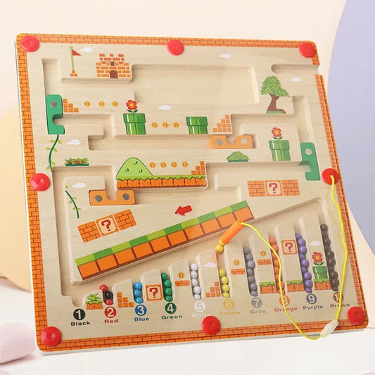 Wooden Magnetic Maze Toy