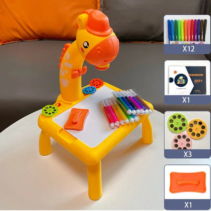 LED Projector Drawing Table