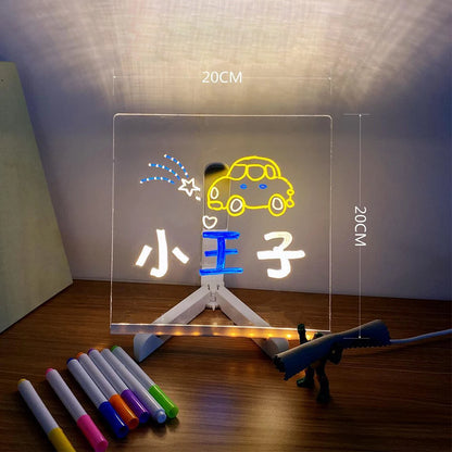 LED Light-Up Erasable Drawing Board