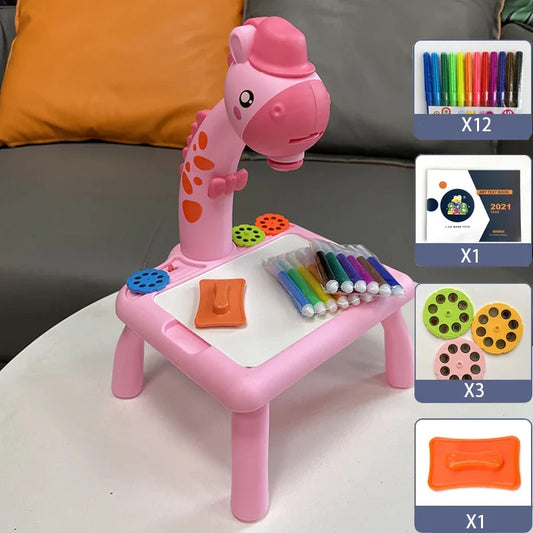 LED Projector Drawing Table