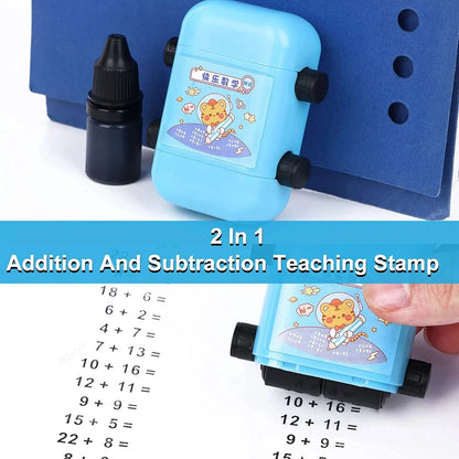 2-in-1 Reusable Math Roller Stamp