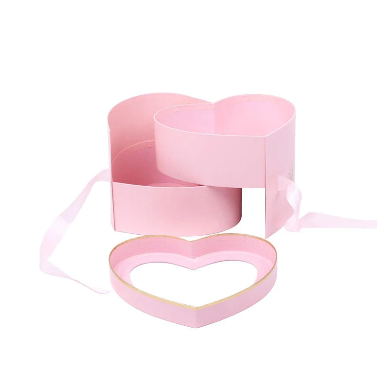 Heart-Shaped Rotating Flower Box
