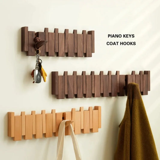 Piano Key Wall Coat Rack