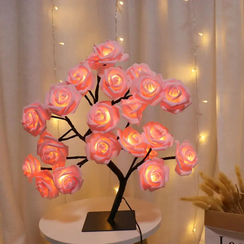 24-LED Rose Tree Lamp