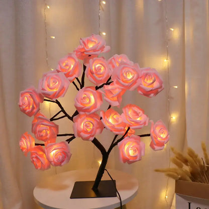 24-LED Rose Tree Lamp