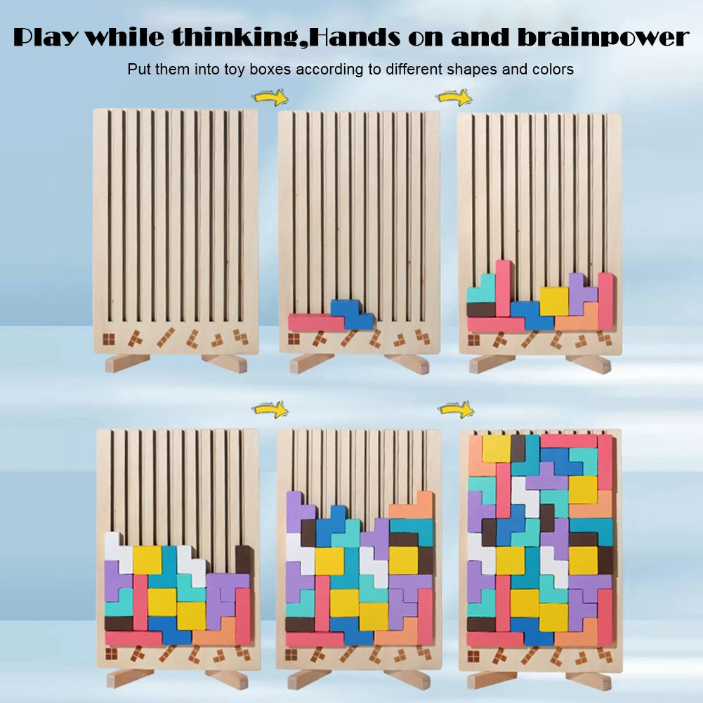 3D Russian Wooden Puzzle Game
