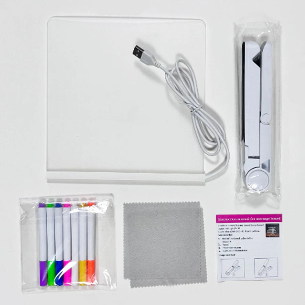 LED Light-Up Erasable Drawing Board