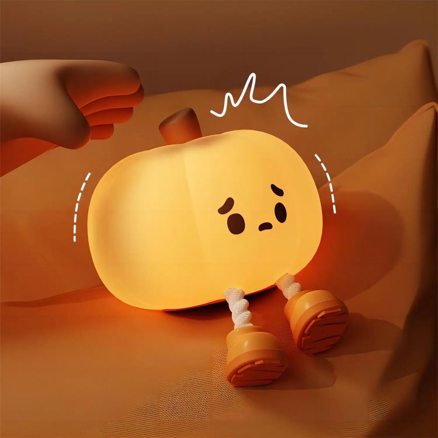 Silicone Halloween Pumpkin Lamp