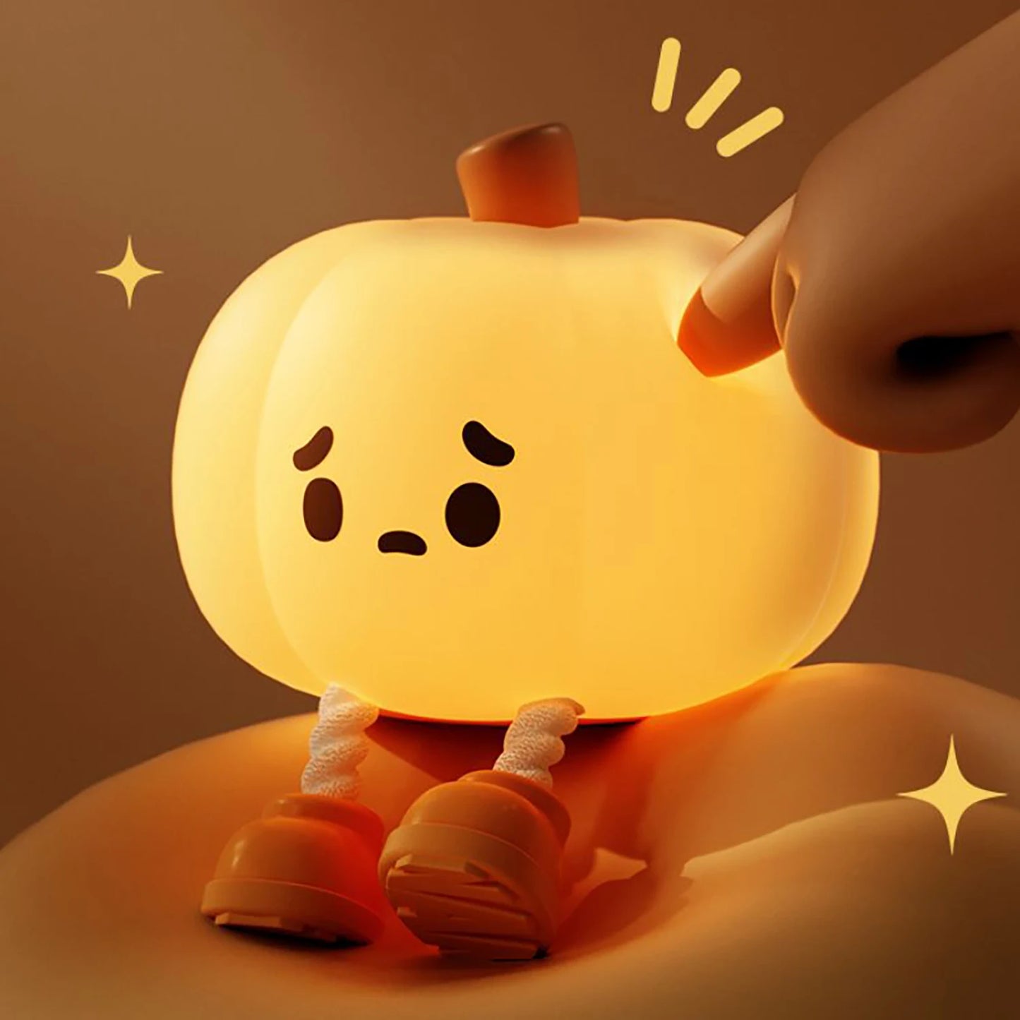 Silicone Halloween Pumpkin Lamp