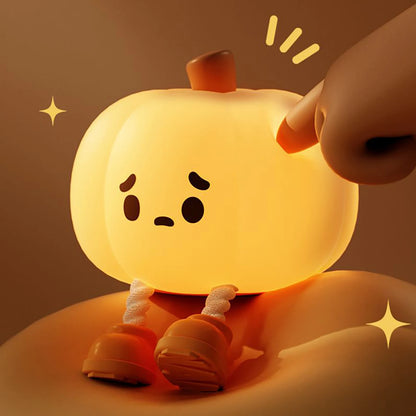 Silicone Halloween Pumpkin Lamp