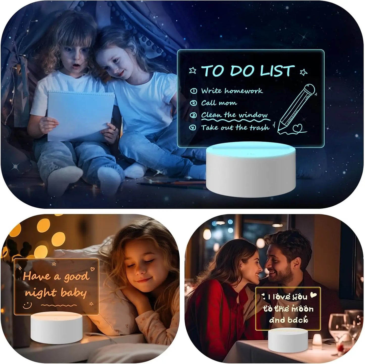 LED USB Message Board Light