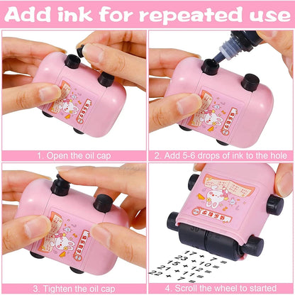 2-in-1 Reusable Math Roller Stamp