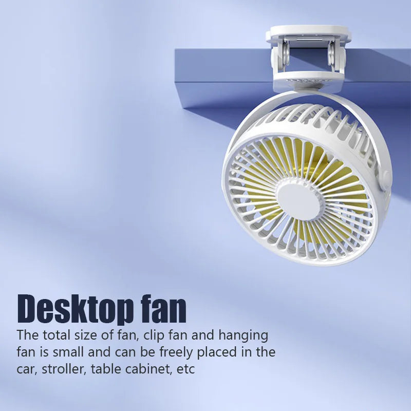 Mini Handheld USB Desk Fan