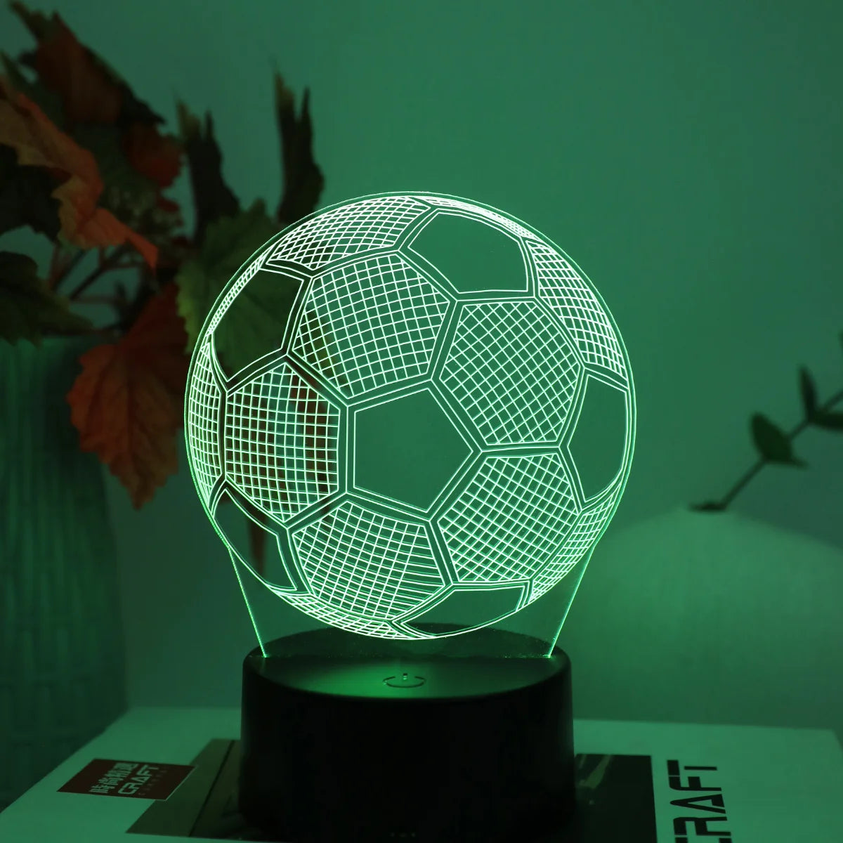 3D Football Night Light