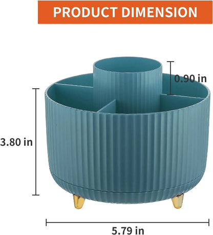360° Rotating Desk Organizer Caddy