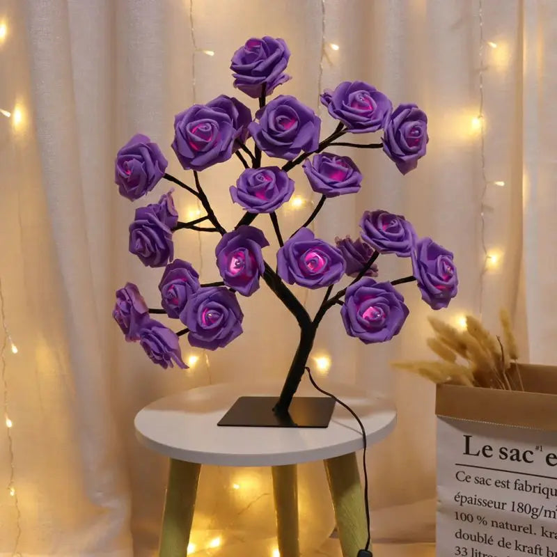 24-LED Rose Tree Lamp