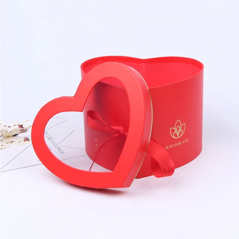 Heart-Shaped Rotating Flower Box