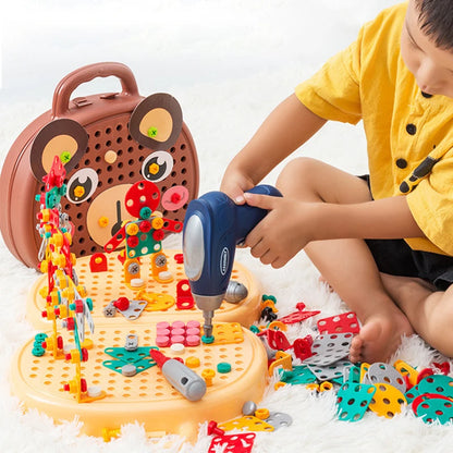 Kids Electric Toolbox Puzzle Toy