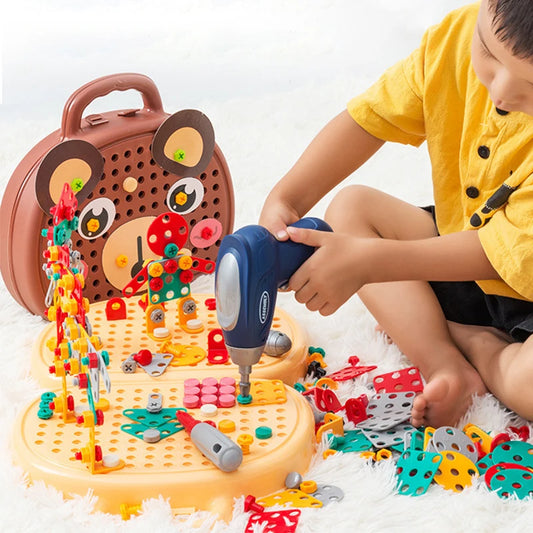 Kids Electric Toolbox Puzzle Toy