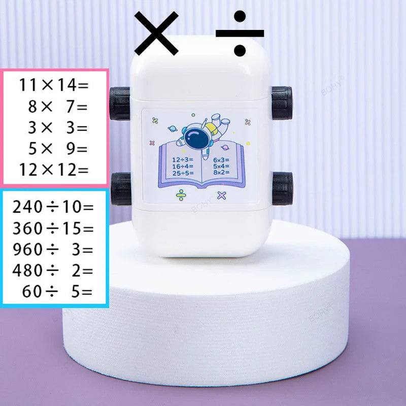 2-in-1 Reusable Math Roller Stamp