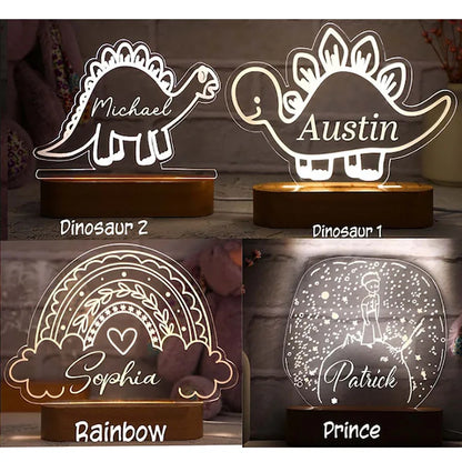 Personalized Kids Name LED Lamp
