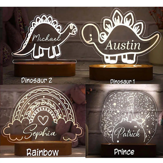 Personalized Kids Name LED Lamp