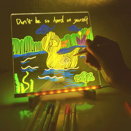 LED Light-Up Erasable Drawing Board